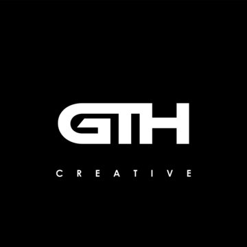 GTH Letter Initial Logo Design Template Vector Illustration
