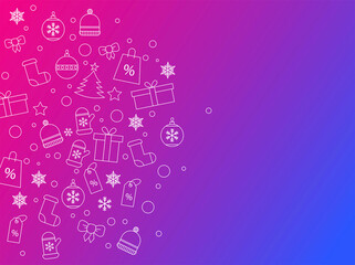 sfondo, cornice, natale, alberello	
