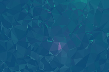 Abstract Blue Geometric Polygonal background molecule and communication. Concept of the science, chemistry, biology, medicine, technology.