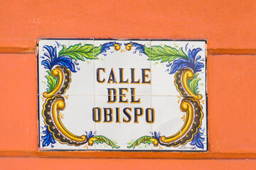 Fototapeta premium Cuba, Calle del Obispo in Havana