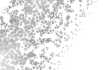 Light Silver, Gray vector pattern with bent ribbons.