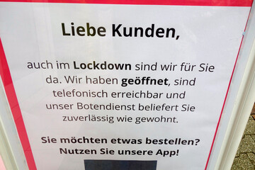 lockdown-informationen  wegen corona-krise