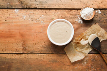 Roggensauerteig Weizenvollkorn Vollkornsauerteig Weizensauerteig Teig Roggen Weizen Dinkel Dinkelsauerteig