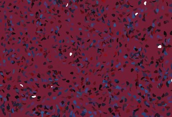 Light Blue, Red vector texture with random forms.