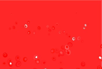 Light Red vector cover with spots.