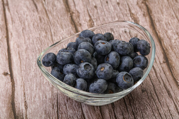 Ripe sweet tasty blueberries heap