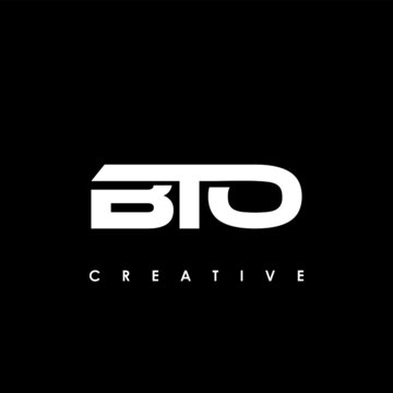 BTO Letter Initial Logo Design Template Vector Illustration