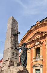 Sculpture in Piazzale San Domenico (Monument to Freedom), Modena, Italy