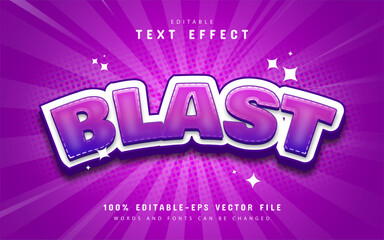 Blast text effect