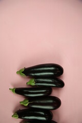 Aubergine eggplant isolated on white. Quality photo for your project.
