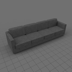 Modern four seater sofa