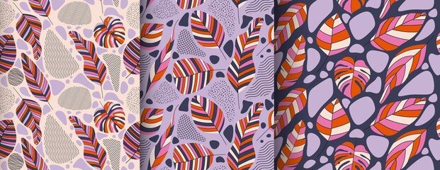 Naklejka premium Seamless Floral Pattern. vector illustration.
