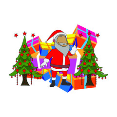 merry Christmas logo design concept template