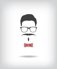 Hipster man illustration