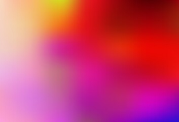 Light Red, Yellow vector glossy abstract background.