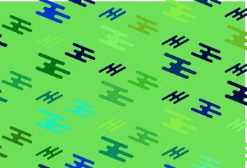 Light Green vector backdrop with long lines.