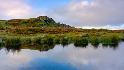 Sunrise over Haytor on Dartmoor