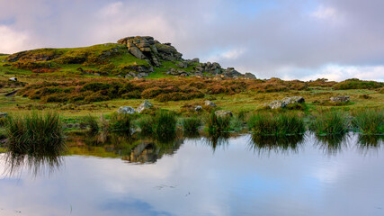 Sunrise over Haytor on Dartmoor