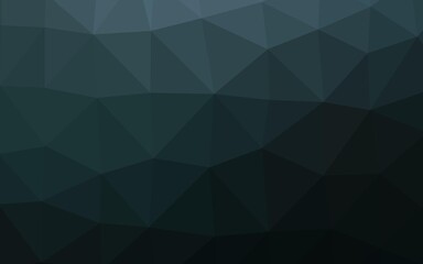 Obraz premium Dark BLUE vector abstract polygonal layout.