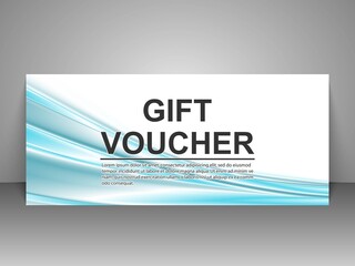 Obraz premium Gift voucher template.