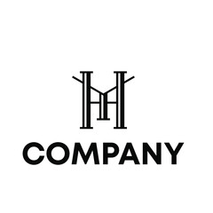 HY Pillars logo design