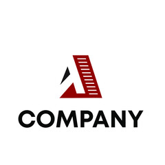 Obraz premium letter A logo