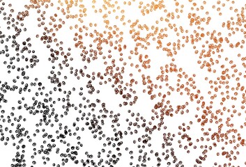 Light Orange vector pattern with spheres.