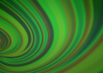 Light Green vector blurred shine abstract pattern.