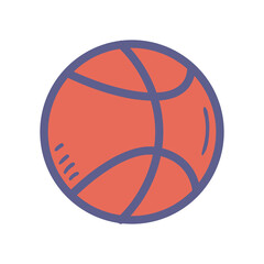 ball of basketball sport vector design