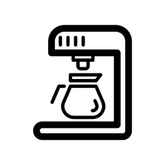 coffee maker icon isolated on white background