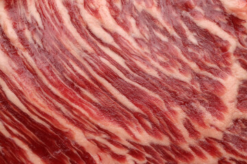 Fresh raw marbled beef meat, for backgrounds or textures