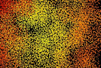 Dark Orange vector texture with colored lines.