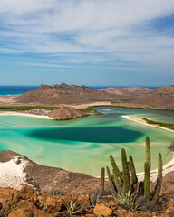 View of stunning bay in Baja California, Mexico