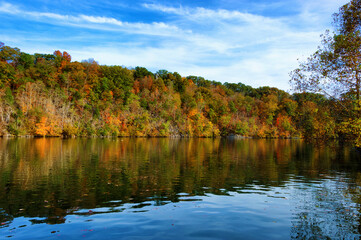 Autumn at Warriors State Park in Kingsport Tennessee