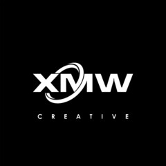 XMW Letter Initial Logo Design Template Vector Illustration