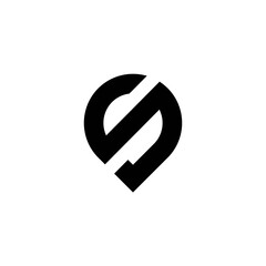 pin location logo design,point sport vector