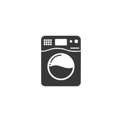 Washer vector icon. Washer flat sign design. Wash machine symbol