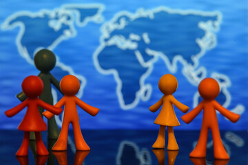 gens famille monde terre mondialisation climat environnement
