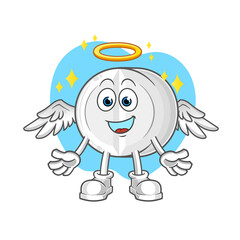medicine angel with wings vector. cartoon character