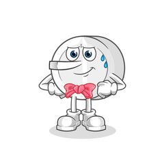 medicine lie like Pinocchio character. cartoon mascot vector