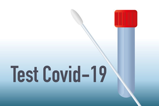Campagne de dépistage du COVID-19 avec le matériel nécessaire pour faire un prélèvement nasal et limiter la propagation du virus.