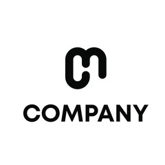 CM logo design - obrazy, fototapety, plakaty