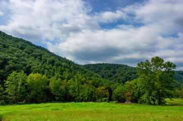 Fototapeta na wymiar Newman's Ridge in the Appalachian Mountains