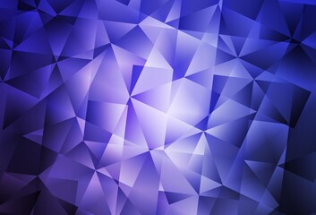 Light Purple vector low poly texture.