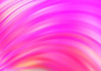 Light Pink vector background with bent lines.