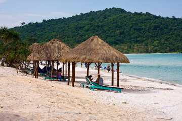 Tropical beach on the island of Phu Quoc, Vietnam, Asia