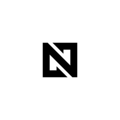 Letter N logo or icon design