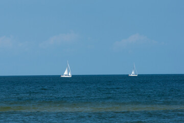 sailboat on the sea