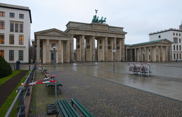Brandenburger Tor ohne Touristen während des Lockdowns im Dezember 2020 © Stephan Laude