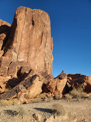 rock formation in Fire Wave Trail. 